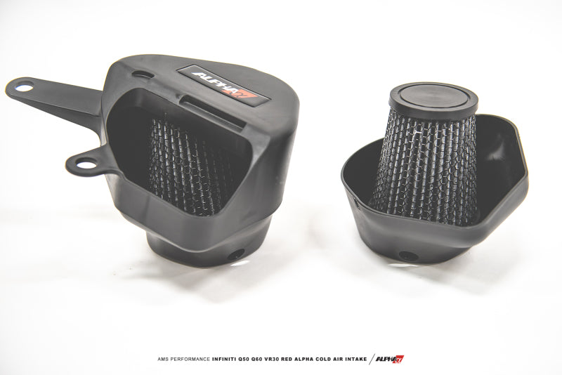 AMS Red Alpha Cold Air Intake | 16-21 Infiniti Q50 3.0TT / 17-21 Q60 3.0TT - eliteracefab.com