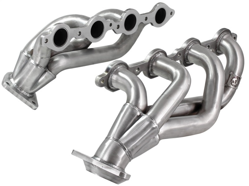 aFe Power Twisted Steel Headers 409 Stainless Steel 02-13 GM Silverado/Sierra 1500 V8 GMT800/GMT900 aFe