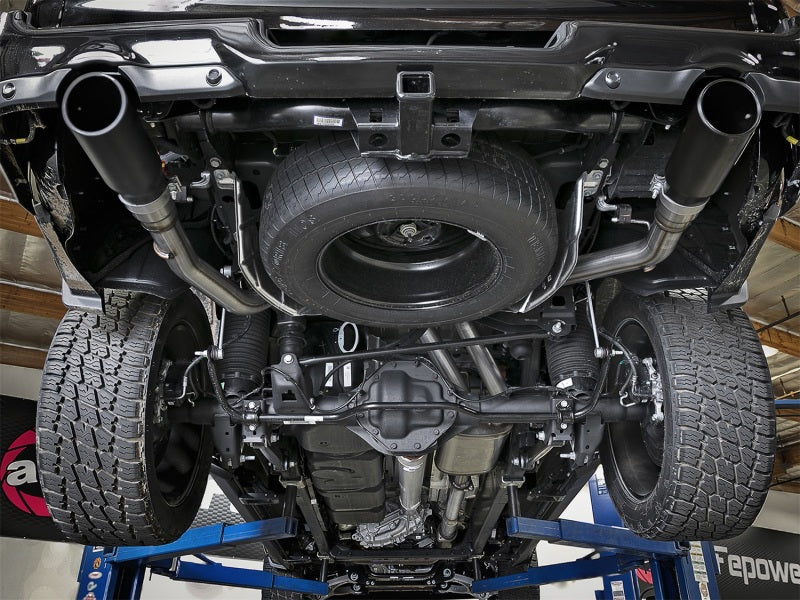 aFe MACH Force-Xp 3in 409 SS Cat-Back Exhaust 2019 RAM 1500 V8-5.7L w/ Black Tip - eliteracefab.com