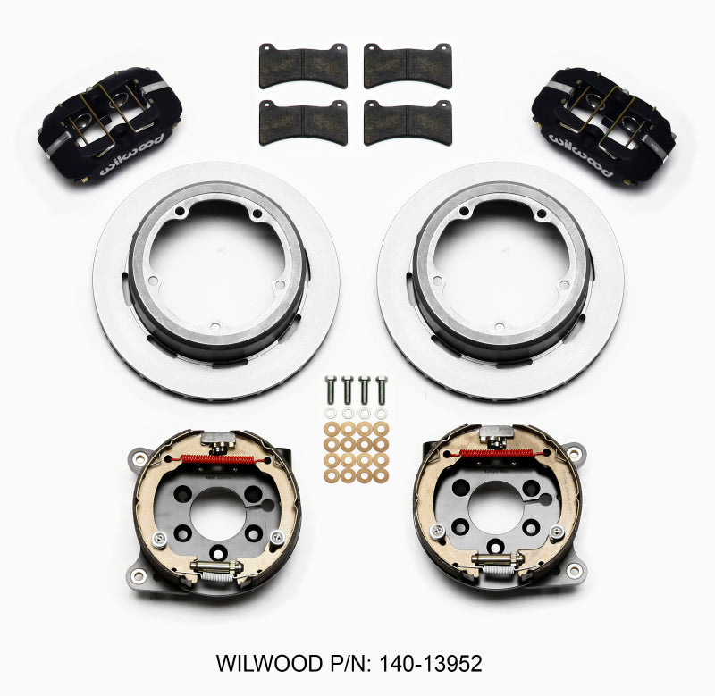 Wilwood Dynapro Low-Profile 11.00in P-Brake Kit Strange Eng Floater 3.49in Offset Wilwood