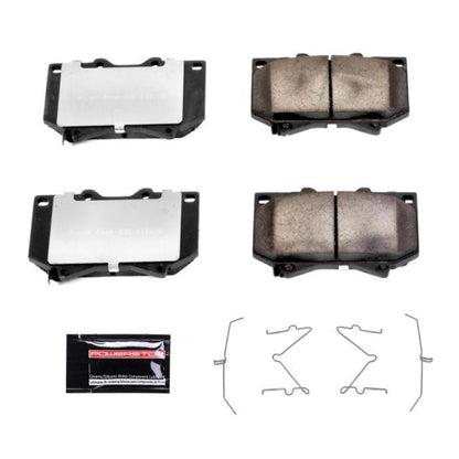 Power Stop 01-03 Toyota Sequoia Front Z36 Truck & Tow Brake Pads w/Hardware PowerStop