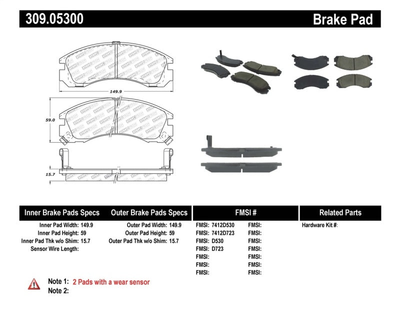 STOPTECH PERFORMANCE 93-99 EAGLE TALON 4WD / 92-04 MITSUBISHI DIAMANTE / 6/92-99 MITSUBISHI ECLIPSE, 309.05300 - eliteracefab.com