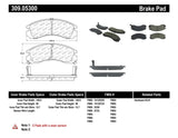 STOPTECH PERFORMANCE 93-99 EAGLE TALON 4WD / 92-04 MITSUBISHI DIAMANTE / 6/92-99 MITSUBISHI ECLIPSE, 309.05300