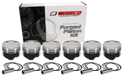 Wiseco Nissan VG30 Turbo -9cc 1.260 X 87MM Piston Shelf Stock Kit - eliteracefab.com