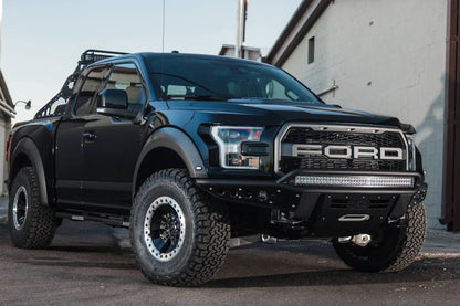 Addictive Desert Designs 17-18 Ford F-150 Raptor Stealth R Front Bumper w/ Winch Mount Addictive Desert Designs