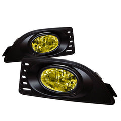 Spyder Acura RSX 05-07 OEM Fog Lights w/Switch Yellow FL-AR06-Y - eliteracefab.com
