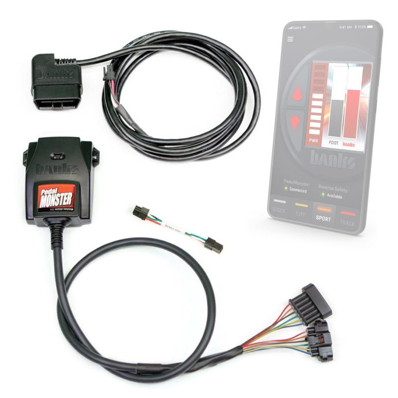 Banks Power Pedal Monster Kit (Stand-Alone) - Molex MX64 - 6 Way - Use w/Phone - eliteracefab.com