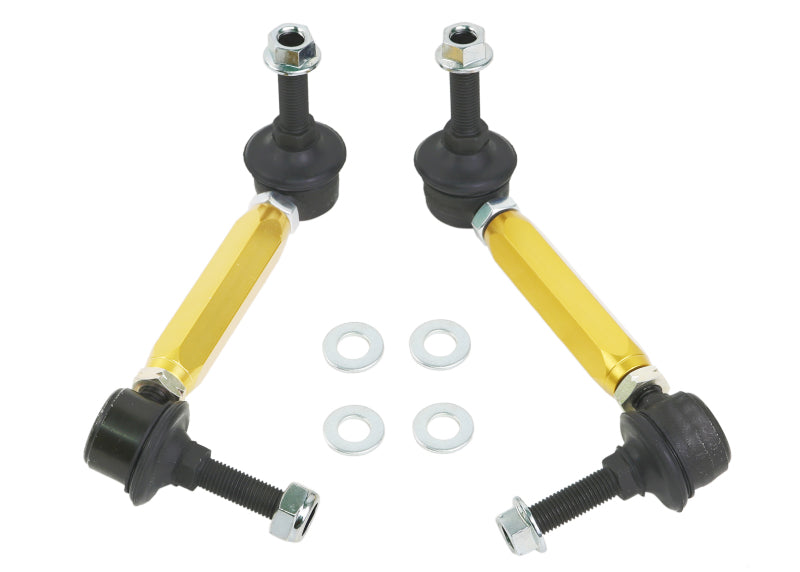 Whiteline Universal Sway Bar End Link Kit - 130-155mm Heavy Duty Adjustable - 10mm Ball Studs Whiteline