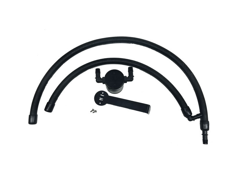 J&L 09-18 Ram 1500 5.7L Passenger Side Oil Separator 3.0 - Black Anodized - eliteracefab.com