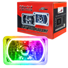 Load image into Gallery viewer, Oracle Pre-Installed Lights 4x6 IN. Sealed Beam - ColorSHIFT Halo - eliteracefab.com