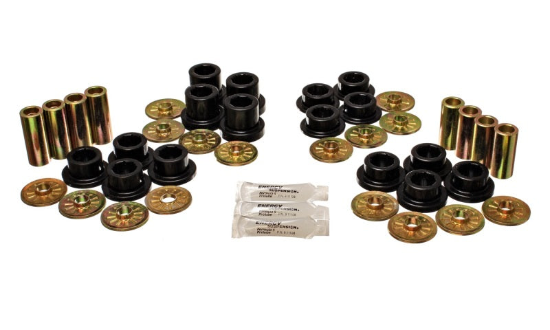 Energy Suspension 92-02 Dodge Viper Black Rear Control Arm Bushing Set - eliteracefab.com