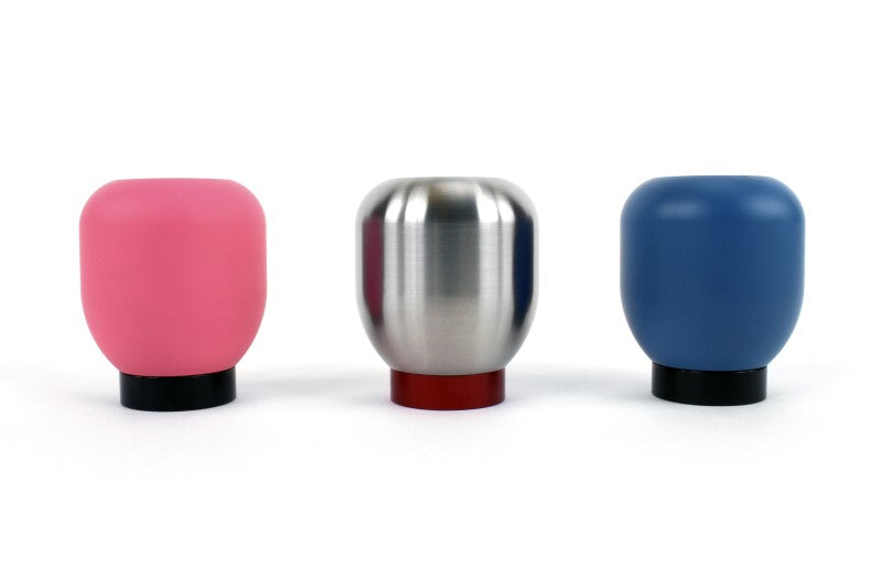 Perrin 17-18 Honda Civic Brushed Stainless Steel Large Shift Knob - 6 Speed - eliteracefab.com