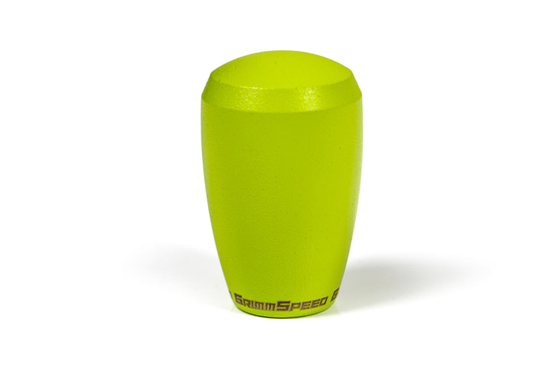 GrimmSpeed Shift Knob Stainless Steel - Subaru 5 Speed and 6 Speed Manual Transmission - Neon Green - eliteracefab.com