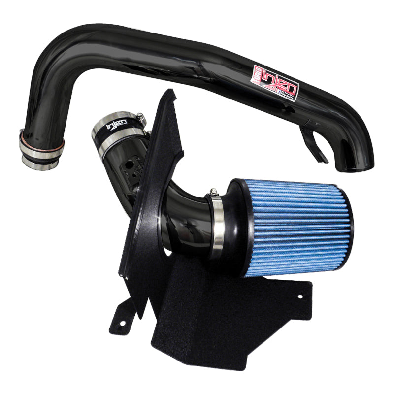 Injen 13-14 Ford Focus ST 2.0L (t) 4cyl Black Short Ram Intake w/MR Tech & Heat Shield - eliteracefab.com