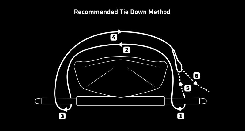 Rhino-Rack Rapid Tie Down Straps w/Buckle Protector 11.5ft - 165Ibs (Qty 2) - RTD35P