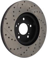 Load image into Gallery viewer, StopTech 07-08 Acura MDX SportStop Slotted &amp; Drilled Left Front Rotor - eliteracefab.com