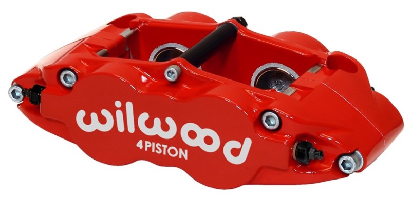Wilwood Caliper-Narrow Superlite 4R - Red 1.12/1.12in Pistons 0.81in Disc Wilwood