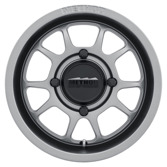 Method MR409 15x10 5+5/0mm Offset 4x136 106.25mm CB Steel Grey Wheel - eliteracefab.com