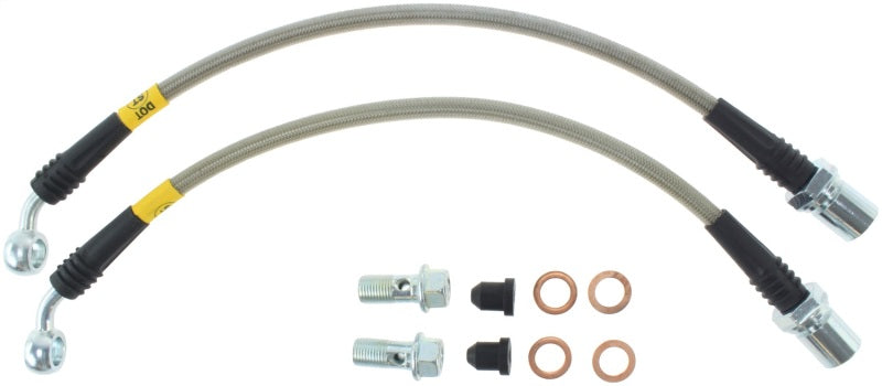 StopTech Stainless Steel Rear Brake lines for 93-98 Supra - eliteracefab.com
