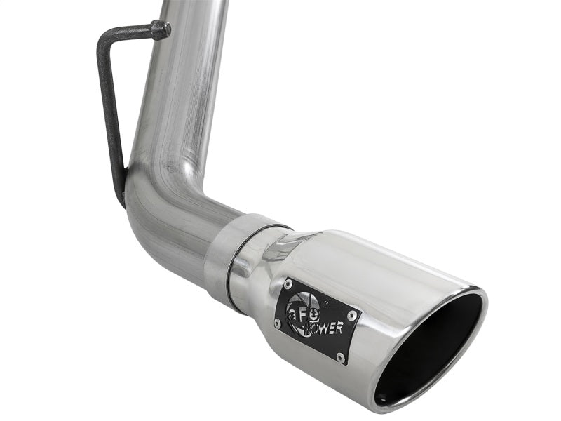 aFe Mach Force-XP Exhaust 3in CB SS 15-17 GM Colorado/Canyon 2.5L/3.6L Side Exit w/ Polished Tip aFe