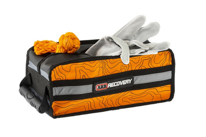 ARB Micro Recovery Bag Orange/Black Topographic Styling PVC Material - eliteracefab.com