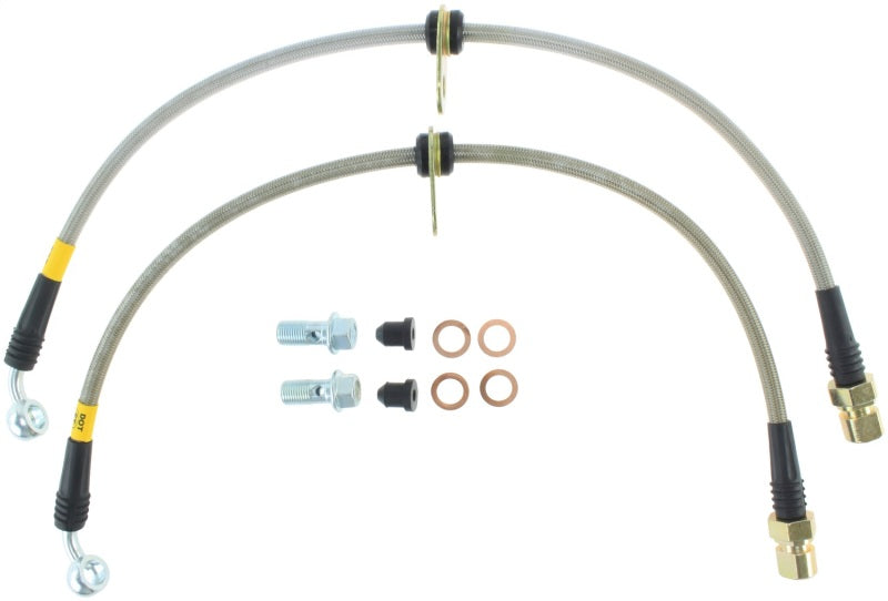 STOPTECH 10+ CAMARO SS V8 STAINLESS STEEL FRONT BRAKE LINES, 950.62012 - eliteracefab.com