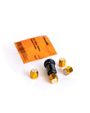 Load image into Gallery viewer, Fifteen52 Valve Stem Cap Set - Gold - 4 Pieces - eliteracefab.com