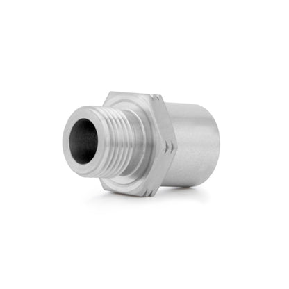 Mishimoto Stainless Steel Sandwich Plate Adapter, 3/4in -16UNF - eliteracefab.com