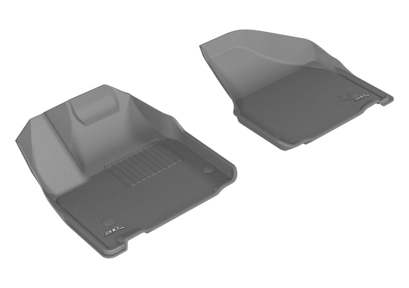 3D MAXpider L1CY00511501 2017-2020 Chrysler Pacifica/Voyager Kagu 1st Row Floormat - Gray