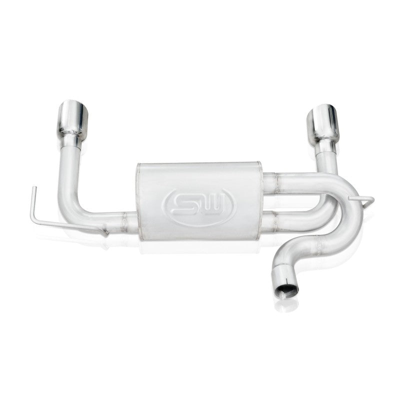 Stainless Works 2007-17 Jeep Wrangler Axleback Exhaust Stainless Works