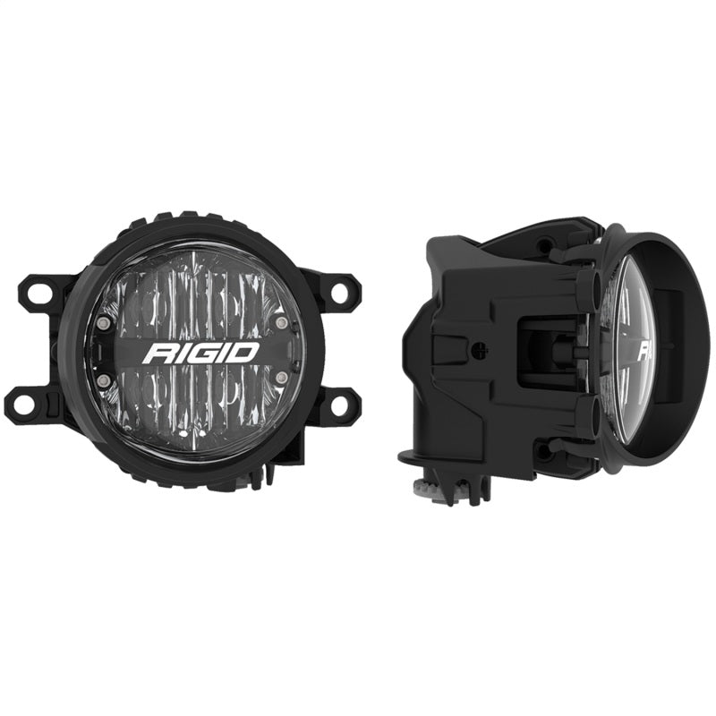 Rigid 14+ Toyota 4Runner/ Tundra & 16+ Tacoma 360-Series 4in LED SAE J583 Fog Lights - White (Pair) - eliteracefab.com