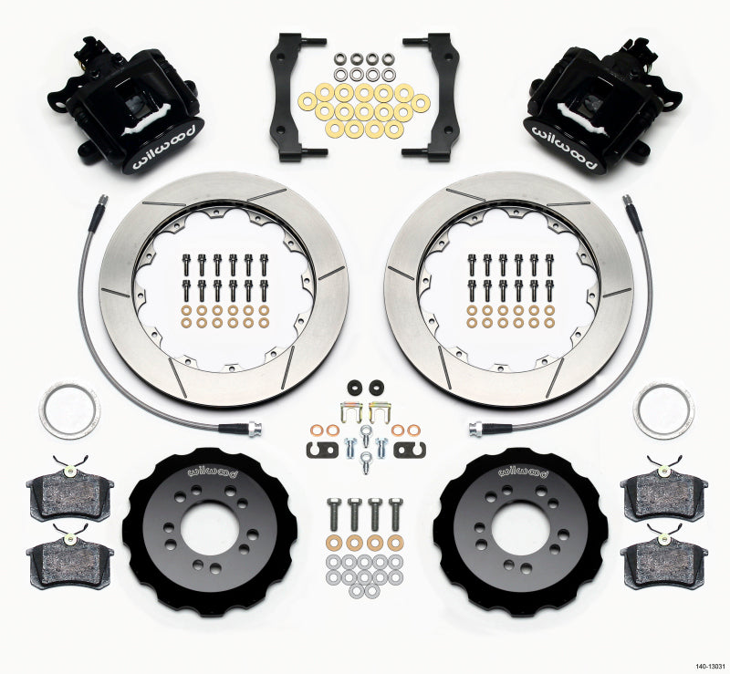 Wilwood Combination Parking Brake Rear Kit 12.88in 2013-Up Ford Focus ST w/ Lines Wilwood