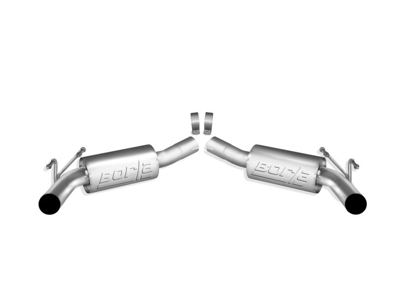 Borla 2010 Camaro 6.2L ATAK Exhaust System w/o Tips works With Factory Ground Effects Package (rear - eliteracefab.com