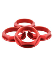 Load image into Gallery viewer, fifteen52 Super Touring Nut V2 - Anodized Red w/ Satin Clear - Set of 4