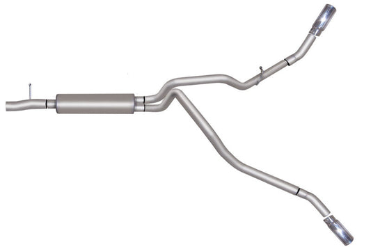Gibson 11-16 Ford F-250 Super Duty Lariat 6.2L 2.5in Cat-Back Dual Extreme Exhaust - Stainless Gibson