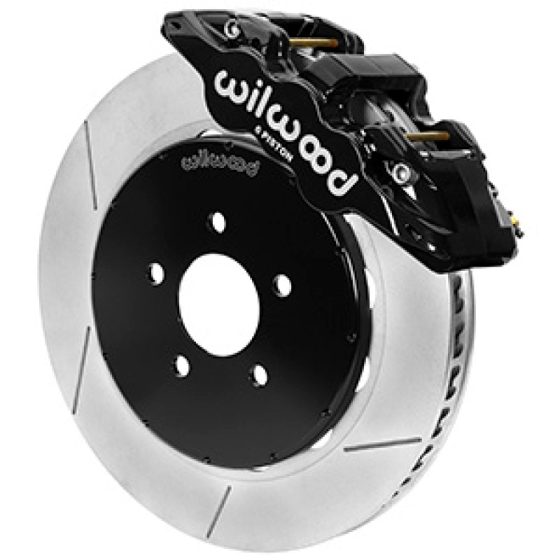 Wilwood Aero6R Front Big Brake Kit 14in Slotted Black Powder Coat 94-04 Ford Mustang SN95 Wilwood