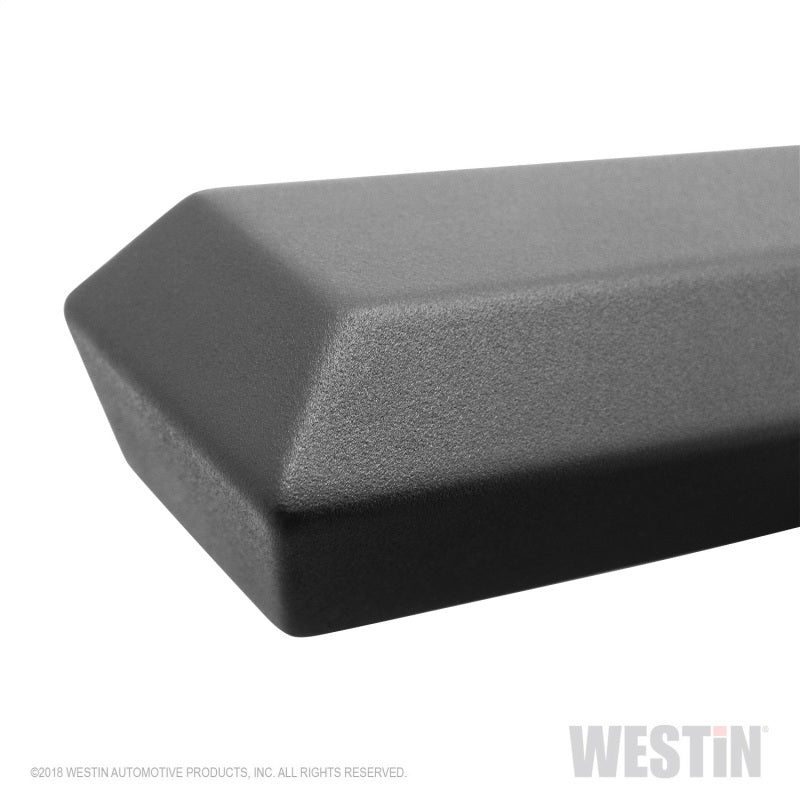 Westin 2019 Chevrolet Silverado / GMC Sierra 1500 Crew Cab Drop Nerf Step Bars - Textured Black - eliteracefab.com