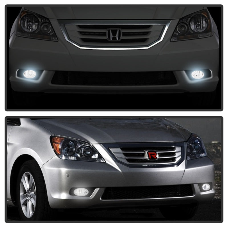 Spyder Honda Odyssey 08-10 OEM Fog Lights W/Switch- Smoked FL-CL-HODY08-SM - eliteracefab.com