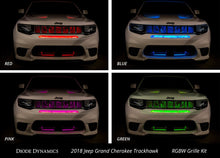 Load image into Gallery viewer, Diode Dynamics RGBW Grille Strip Kit 2pc Multicolor