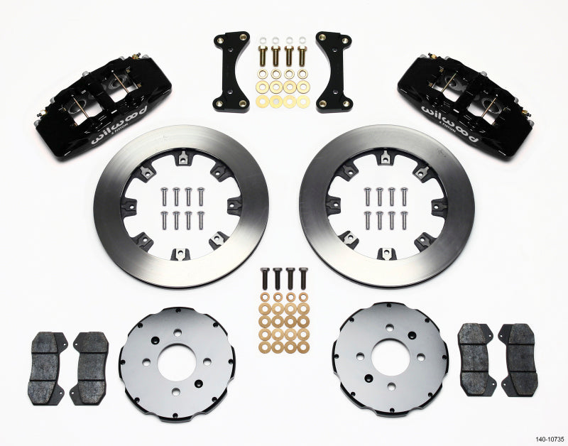 Wilwood Dynapro 6 Front Hat Kit 12.19in 94-01 Honda/Acura w/262mm Disc - eliteracefab.com