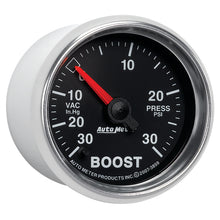 Load image into Gallery viewer, Autometer GS 30inhg-30PSI Digital Vac/Boost Gauge