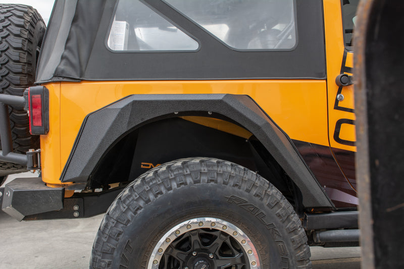 DV8 Offroad 2007-2018 Jeep Wrangler Armor Fenders - eliteracefab.com