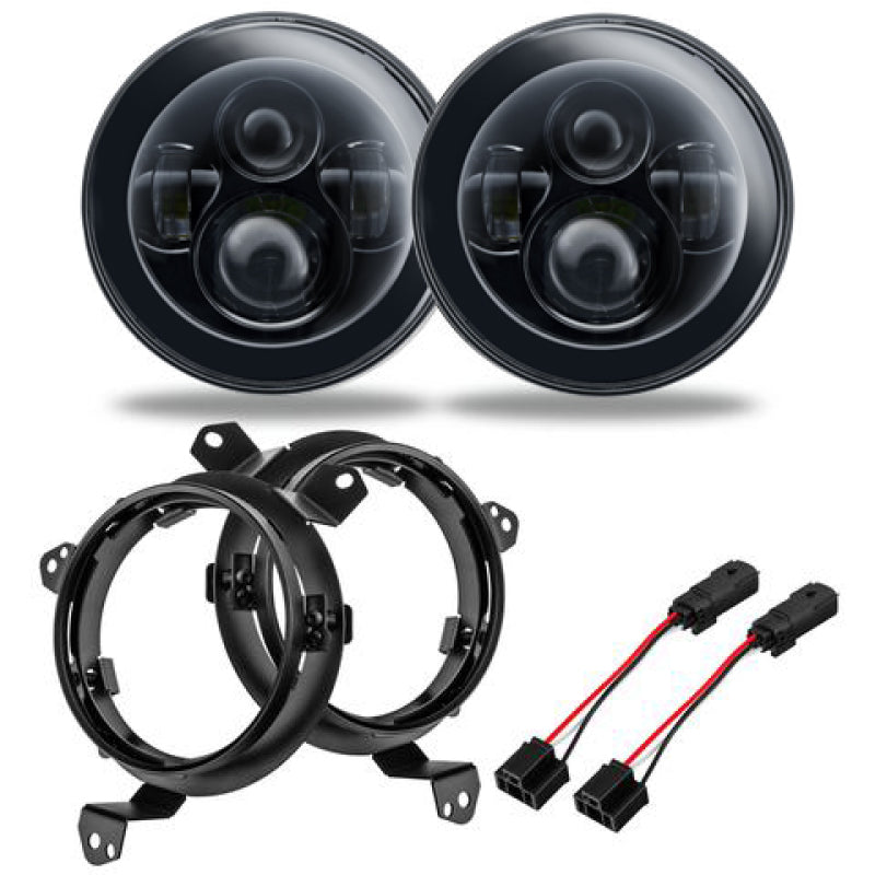 Oracle Jeep Wrangler JL/Gladiator JT 7in. High Powered LED Headlights (Pair) - No Halo - eliteracefab.com