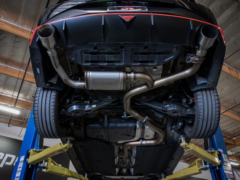 aFe Takeda 22-23 Hyundai Elantra N L4-2.0L (t) 3in 304 SS Cat-Back Exhaust w/ Polished Tips aFe