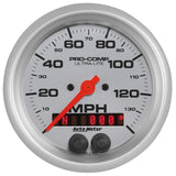 AutoMeter GAUGE; SPEEDOMETER; 3 3/8in.; 140MPH; GPS; ULTRA-LITE