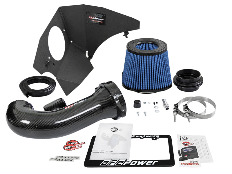 aFe Track Series Carbon Fiber Pro 5R AIS - 16-19 Chevrolet Camaro SS V8-6.2L - eliteracefab.com