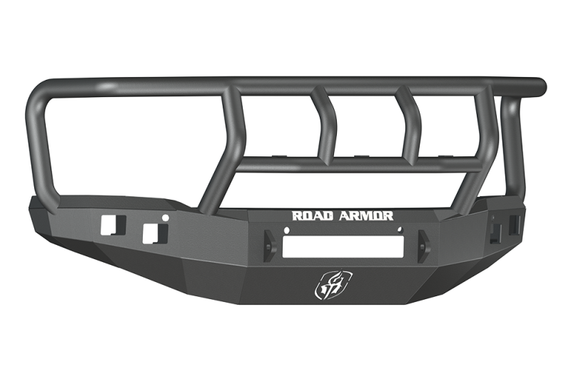 Road Armor 14-15 GMC 1500 Stealth Front Bumper w/Titan II Guard - Tex Blk Road Armor