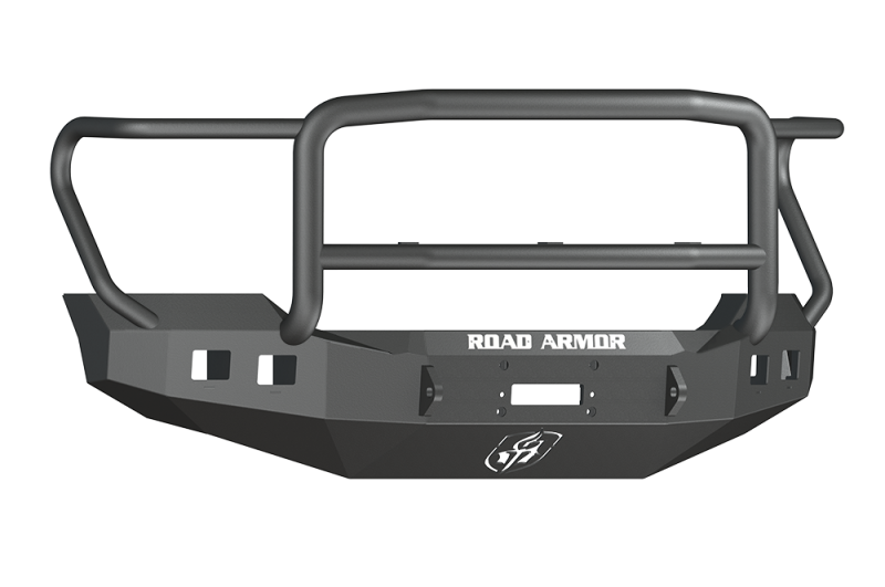 Road Armor 11-16 Ford F-250 Stealth Front Winch Bumper w/Lonestar Guard - Tex Blk Road Armor