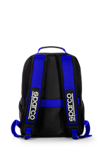 Load image into Gallery viewer, Sparco Bag Stage BLK/BLU - eliteracefab.com