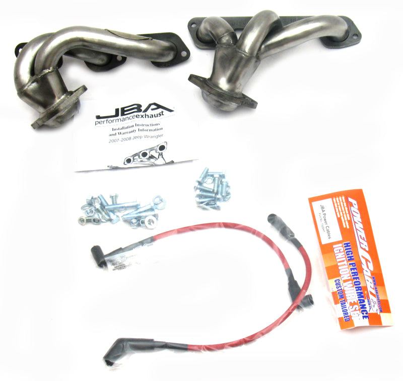 JBA 1528S | 07-11 JEEP 3.8L V6 1-1/2IN PRIMARY RAW 409SS CAT4WARD HEADER; 2007-2011 - eliteracefab.com